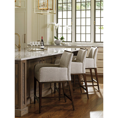 Getty Counter Stool by Lexington in brown. Made from unique in a modern style.