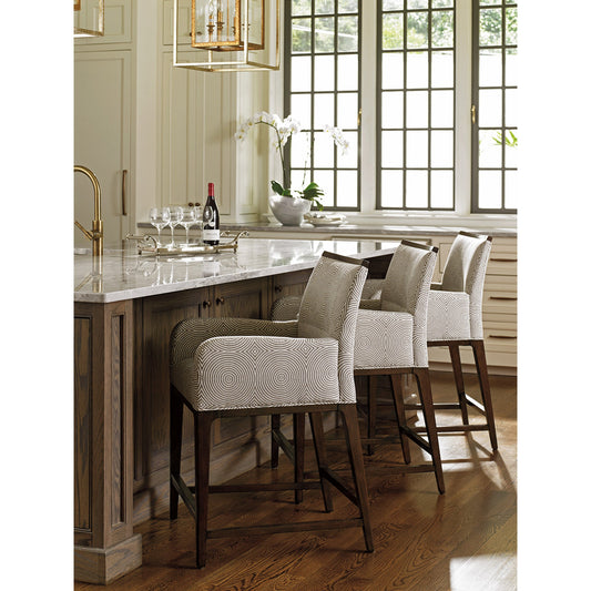 Getty Counter Stool by Lexington in brown. Made from unique in a modern style.