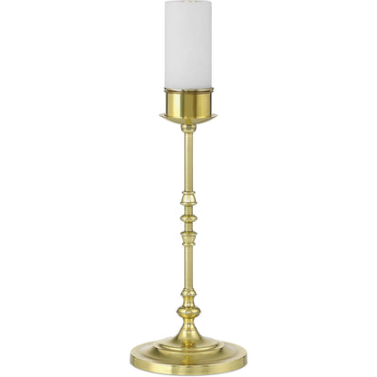 Deauville Cordless Table Lamp by Currey and Company in natural, polished brass. Made from seagrass, metal in a rustic style.