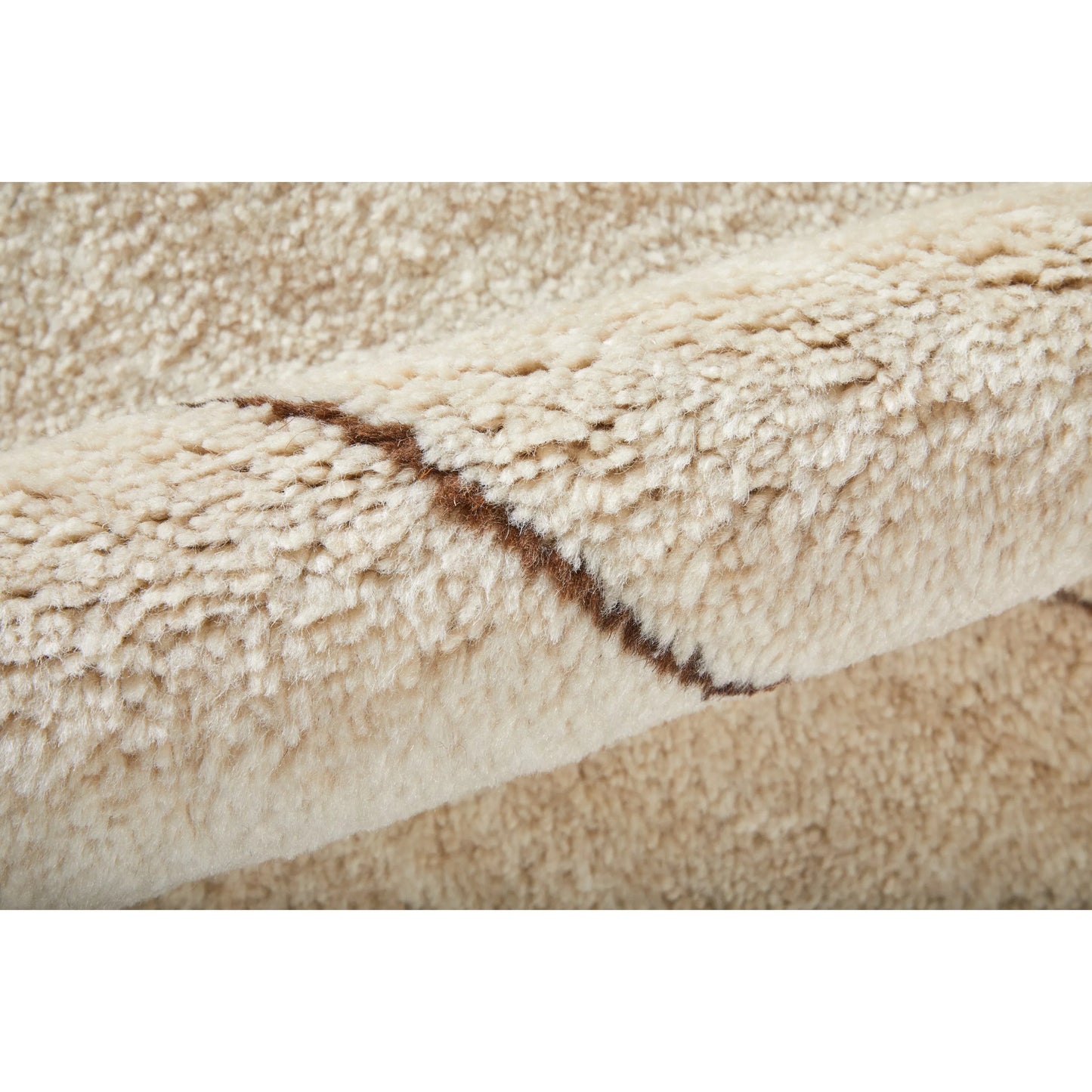 003 SI-2378753,SI-2461446,SI-2461447,SI-2461448,SI-2461449,SI-2534442 | Closeup | Agape AGP69H7F Rug by Feizy in ivory, brown. Made from wool in a unique style.