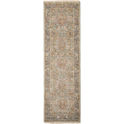 Carrington Traditional Oriental Rug - 6504F by Feizy in gray, gold, pink. Made from wool in a unique style.