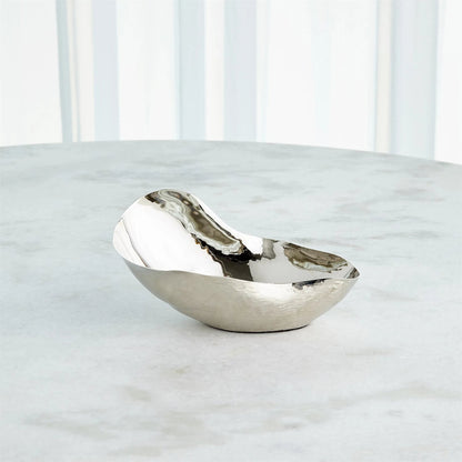 Free Form Bowl by Global Views. Made from brass in a modern style.