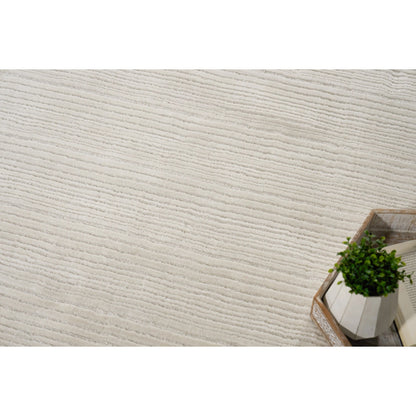 Cavallo Modern 7306 Rug by Exquisite Rugs in white. Made from nylon, wool in a uniqu