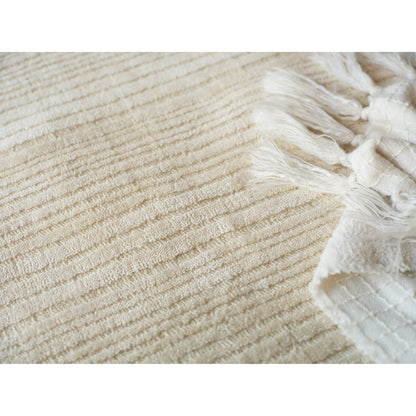 Cavallo Modern 7307 Rug by Exquisite Rugs in beige. Made from nylon, wool in a uniqu
