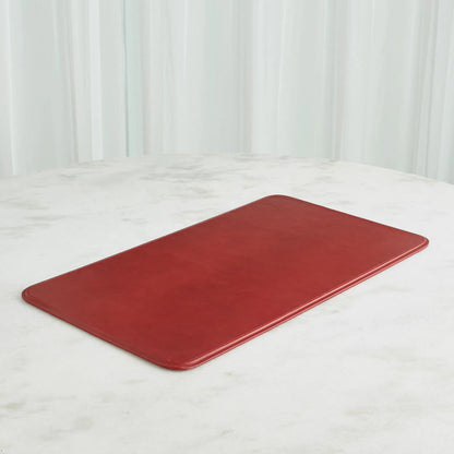 Radius Edge Leather Desk Blotter by Global Views. Made from unique in a transitional style.