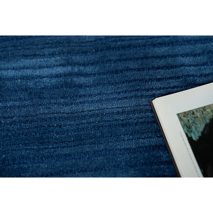 Cavallo Modern 7309 Rug by Exquisite Rugs in navy. Made from nylon, wool in a unique