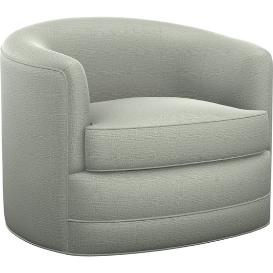 Kava Swivel Chair by Tommy Bahama Home. Made from mahogany, fabric in a transitional style.