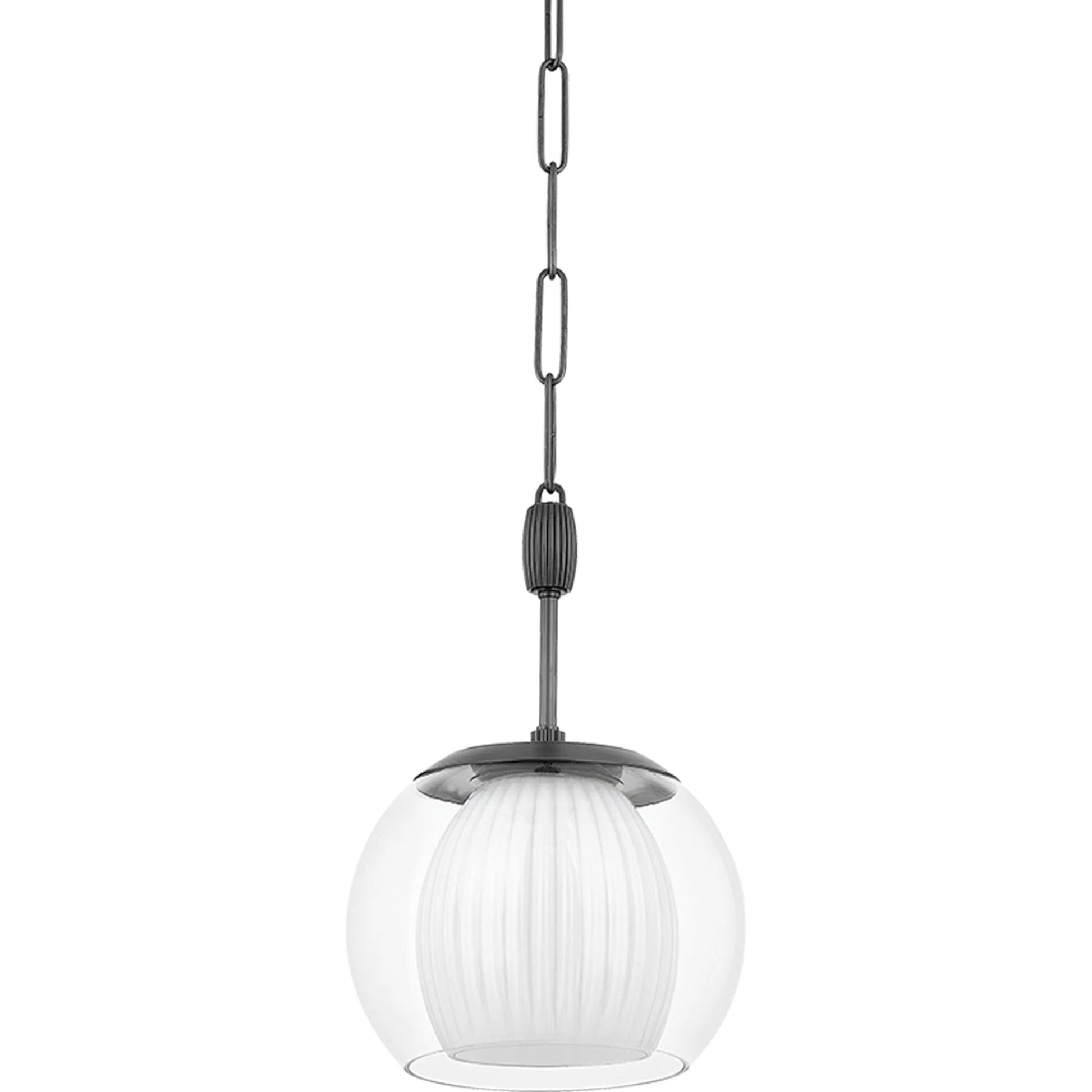 Clementon Pendant by Hudson Valley. Made from steel in a modern style.