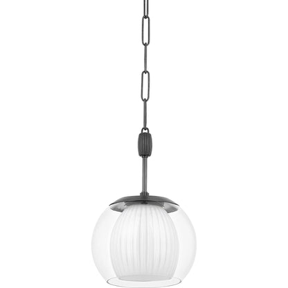 Clementon Pendant by Hudson Valley. Made from steel in a modern style.
