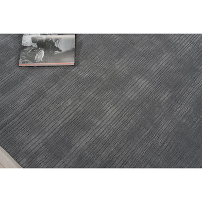 Cavallo Modern 7311 Rug by Exquisite Rugs in dark gray. Made from nylon, wool in a u