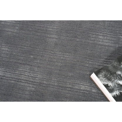Cavallo Modern 7311 Rug by Exquisite Rugs in dark gray. Made from nylon, wool in a u
