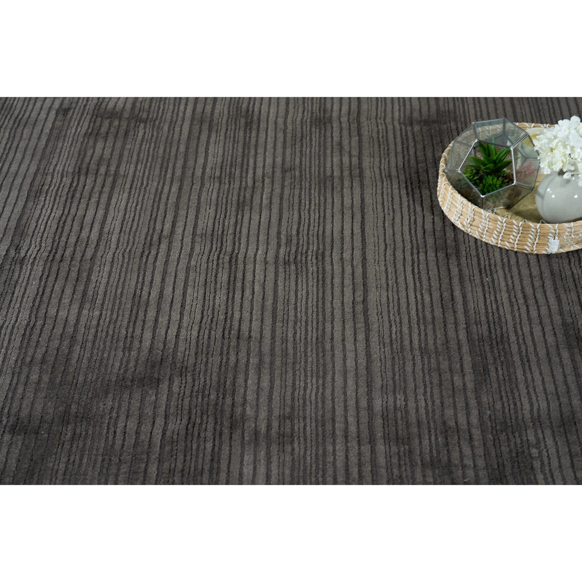 Cavallo Modern 7312 Rug by Exquisite Rugs in brown. Made from nylon, wool in a uniqu