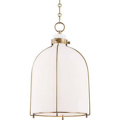Eldridge B Pendant by Hudson Valley. Made from steel in a transitional style.