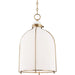 Eldridge B Pendant by Hudson Valley. Made from steel in a transitional style.