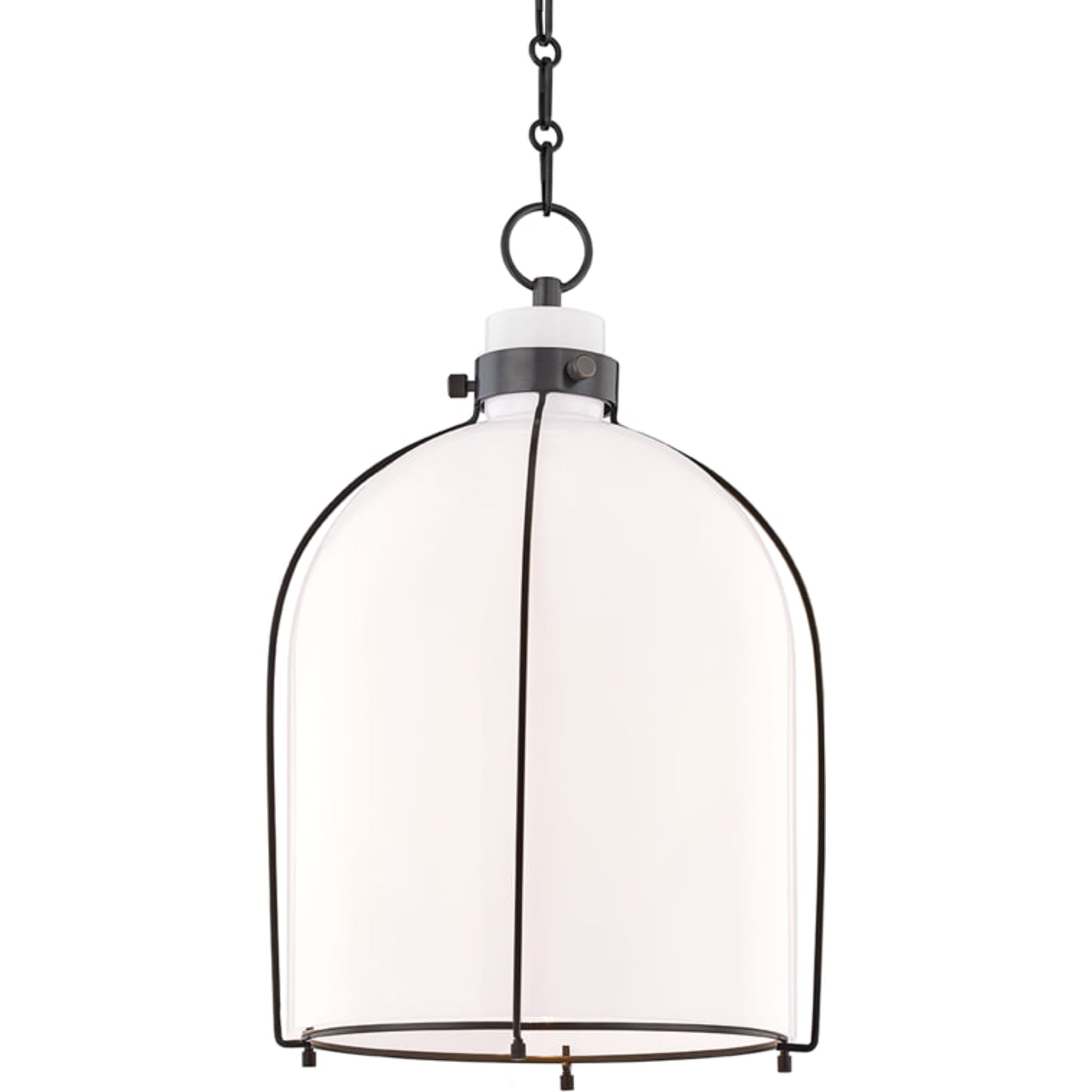 Eldridge B Pendant by Hudson Valley. Made from steel in a transitional style.