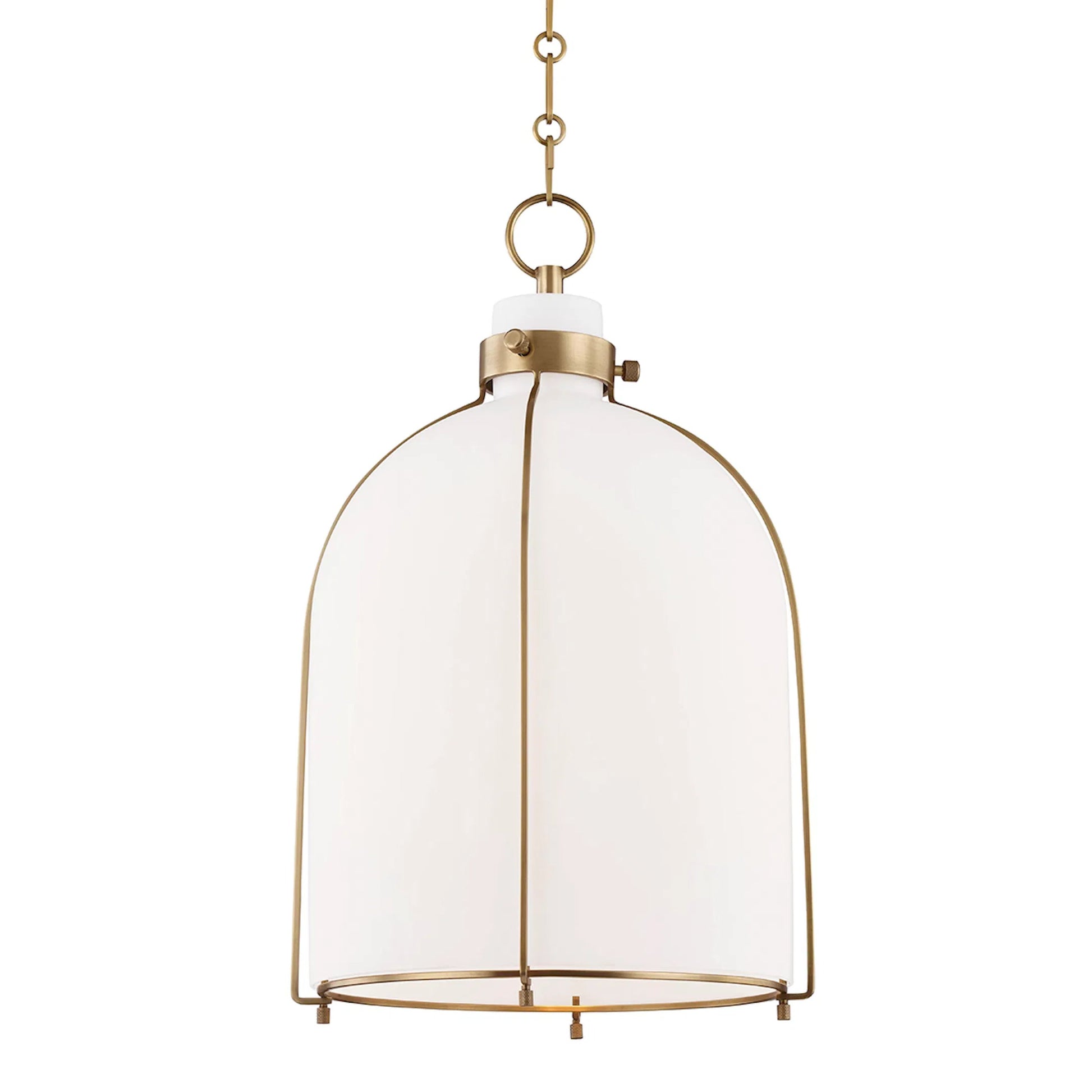 Eldridge B Pendant by Hudson Valley. Made from steel in a transitional style.