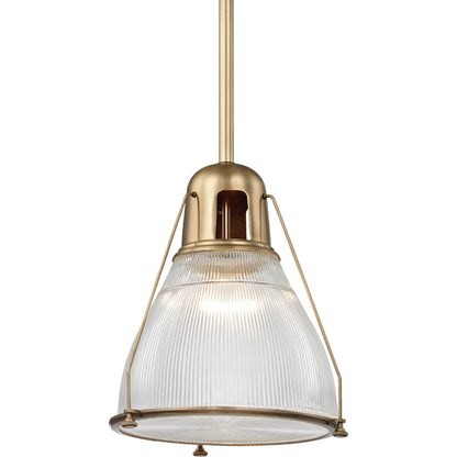 Haverhill Pendant by Hudson Valley. Made from brass in a modern style.