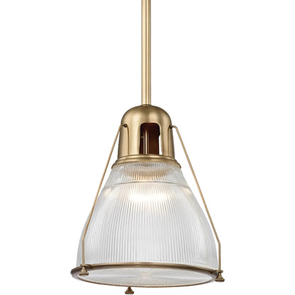 Haverhill Pendant by Hudson Valley. Made from brass in a modern style.