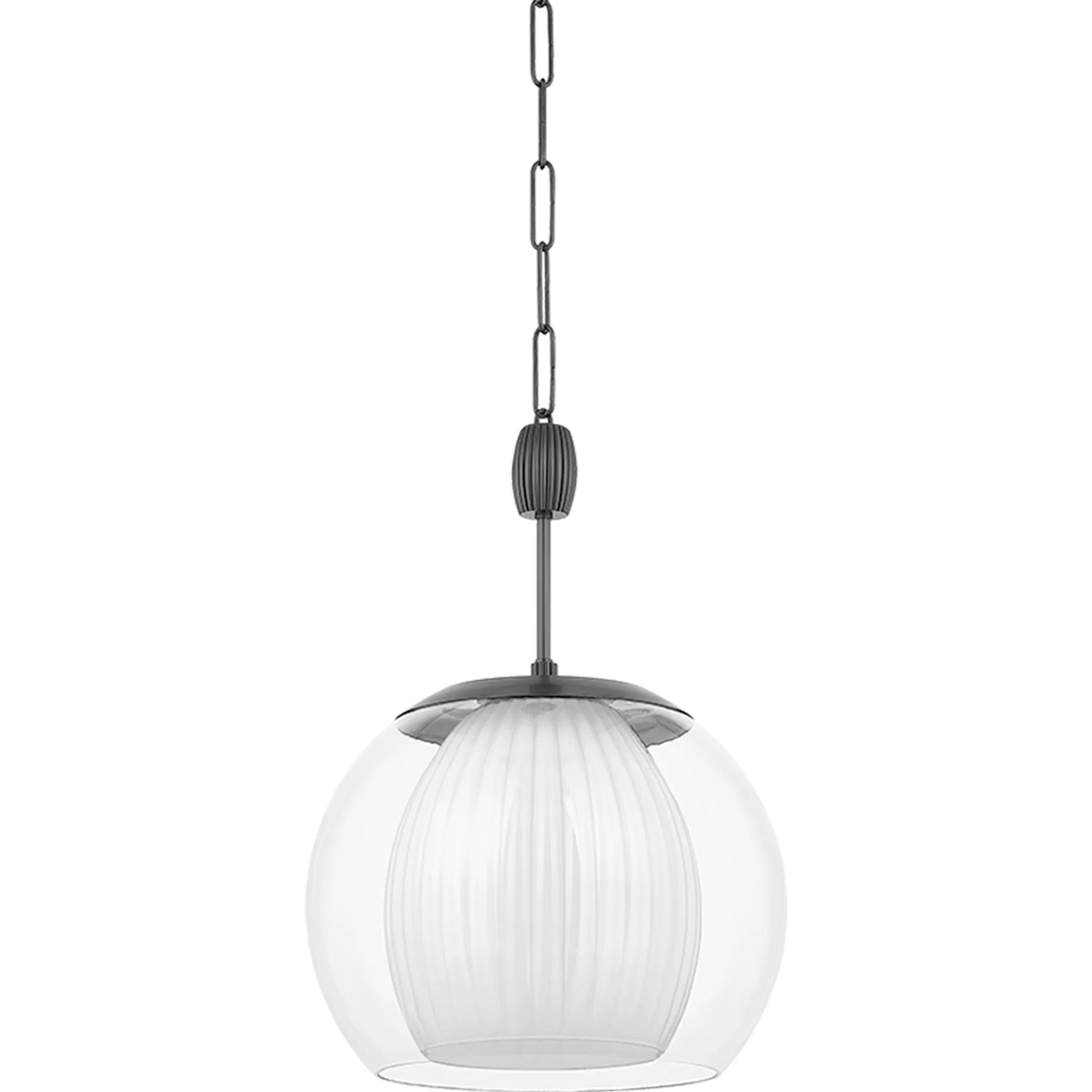 Clementon Pendant by Hudson Valley. Made from steel in a modern style.