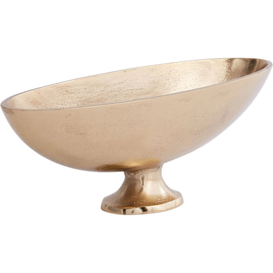 Charlize Compote by Accent Decor in gold. Made from metal in a modern style.