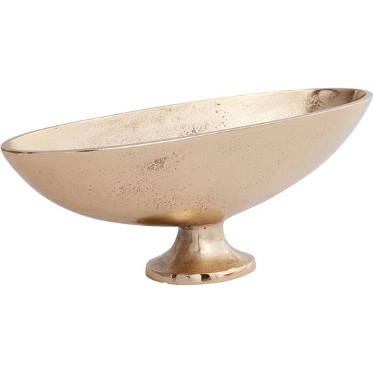 Charlize Compote by Accent Decor in gold. Made from metal in a modern style.