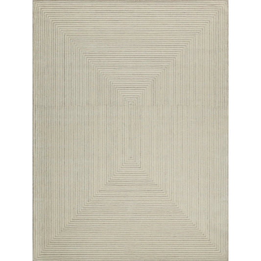 Teton 7323 Rug by Exquisite Rugs in beige, ivory. Made from new zealand wool in a unique style.