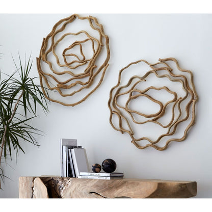 Vine Wall Flower by Phillips Collection. Made from wood in a modern style.