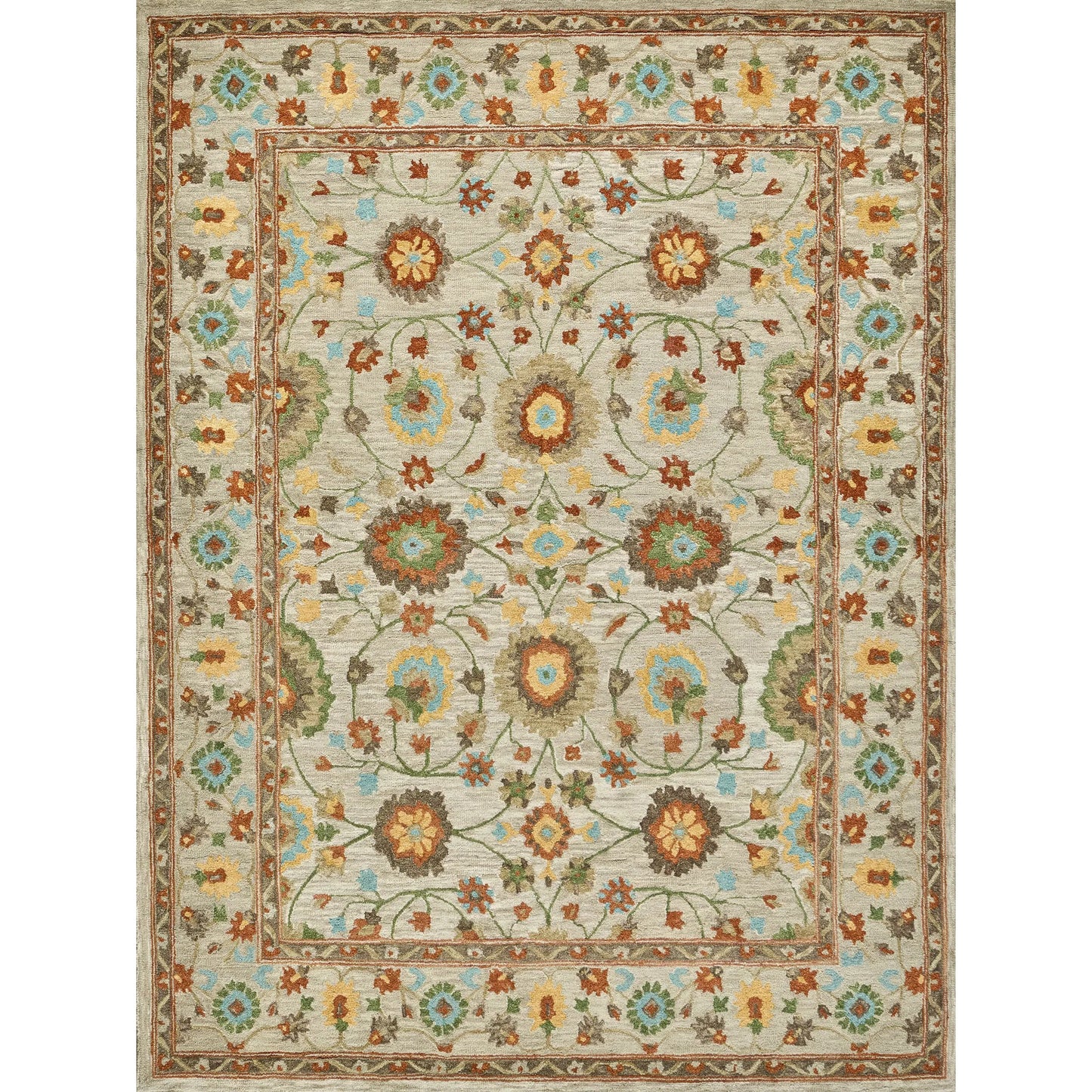001 SI-2543426,SI-2543432,SI-2543433 | Primary Silo | Newport 7327 Rug by Exquisite Rugs in beige. Made from new zealand wool in a unique style.