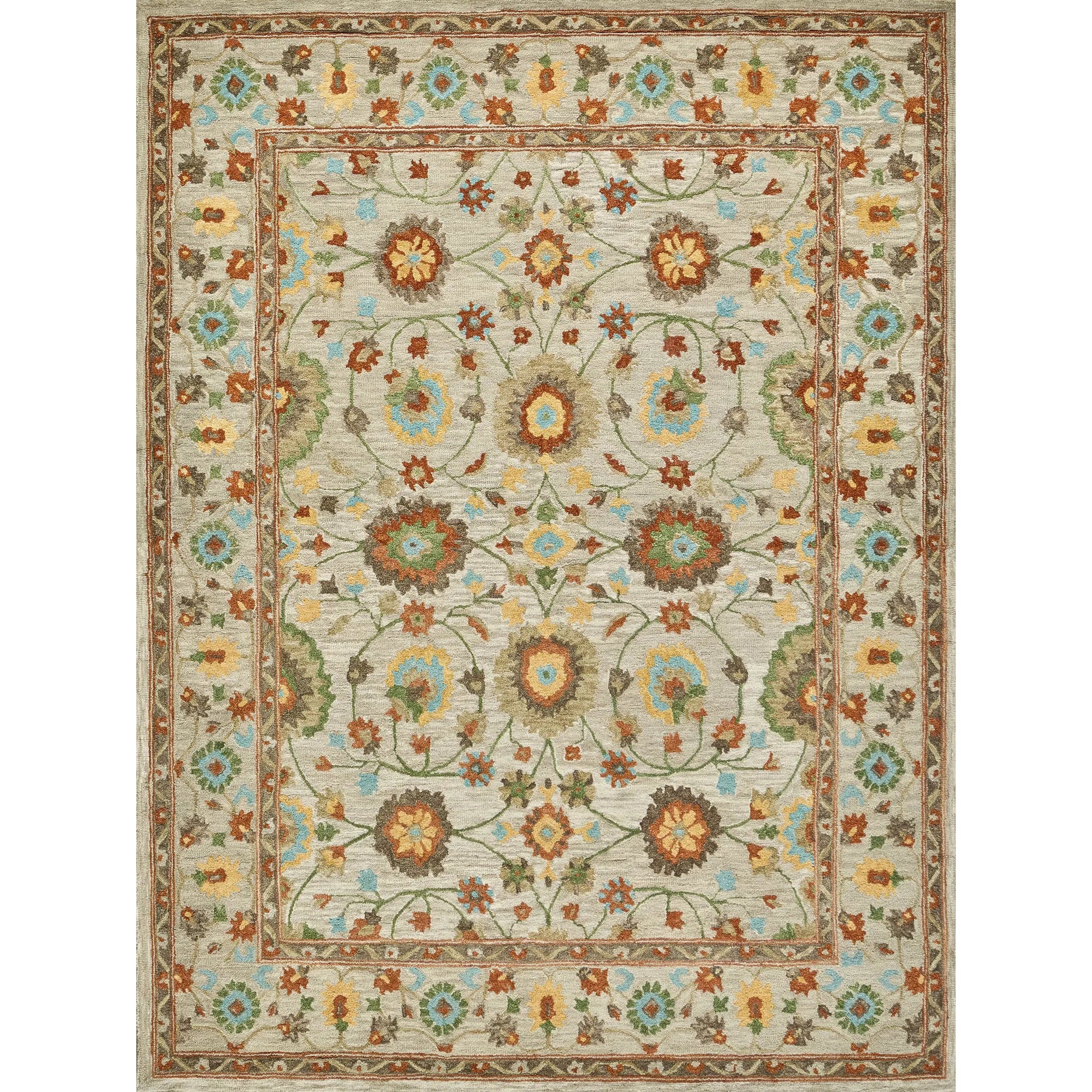 Newport 7327 Rug by Exquisite Rugs in beige. Made from new zealand wool in a unique style.