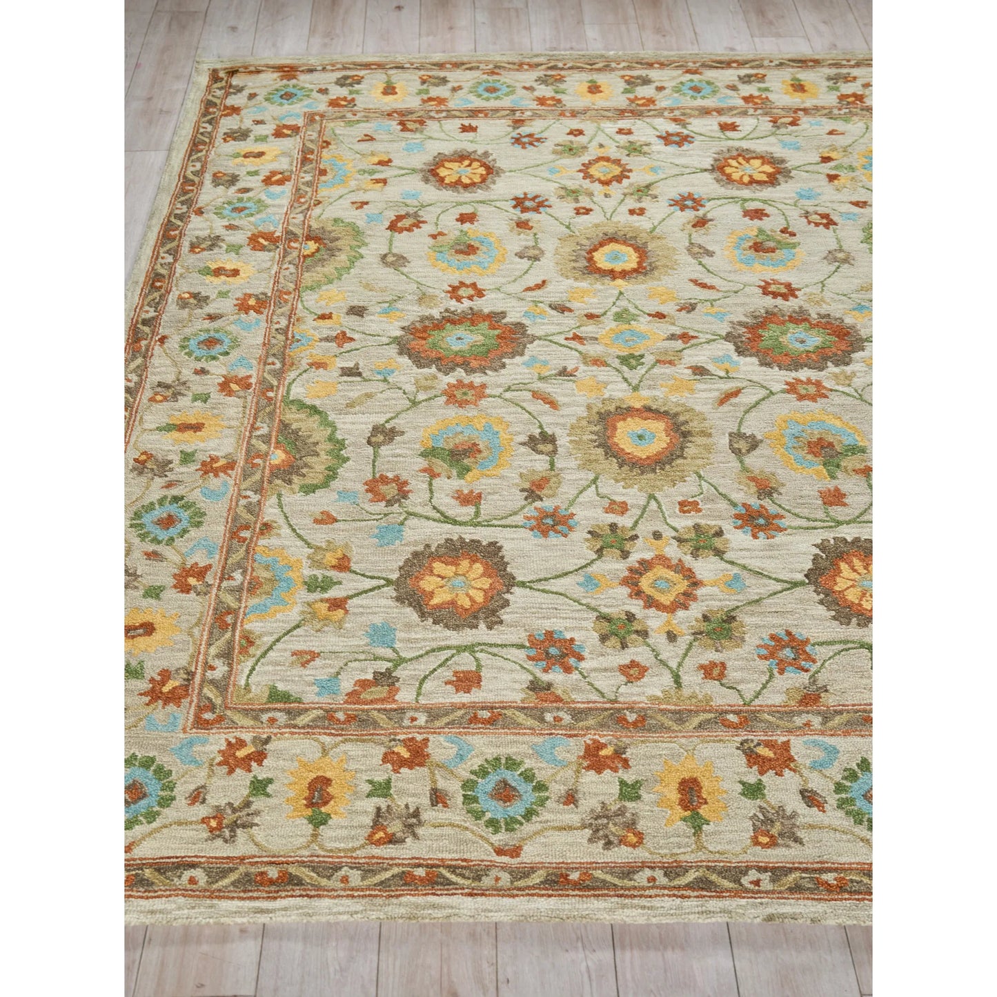 003 SI-2543426,SI-2543432,SI-2543433 | Additional Silo | Newport 7327 Rug by Exquisite Rugs in beige. Made from new zealand wool in a unique style.