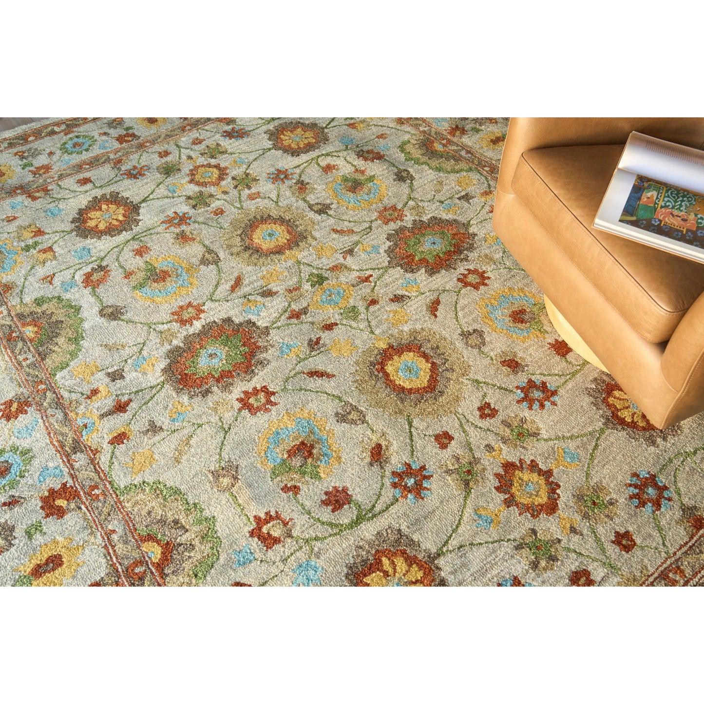 005 SI-2543426,SI-2543432,SI-2543433 | Additional Silo | Newport 7327 Rug by Exquisite Rugs in beige. Made from new zealand wool in a unique style.