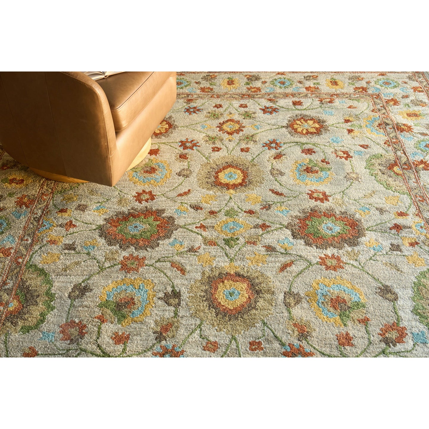006 SI-2543426,SI-2543432,SI-2543433 | Lifestyle | Newport 7327 Rug by Exquisite Rugs in beige. Made from new zealand wool in a unique style.
