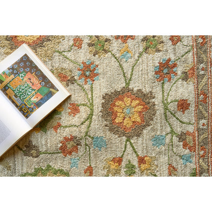 Newport 7327 Rug by Exquisite Rugs in beige. Made from new zealand wool in a unique style.