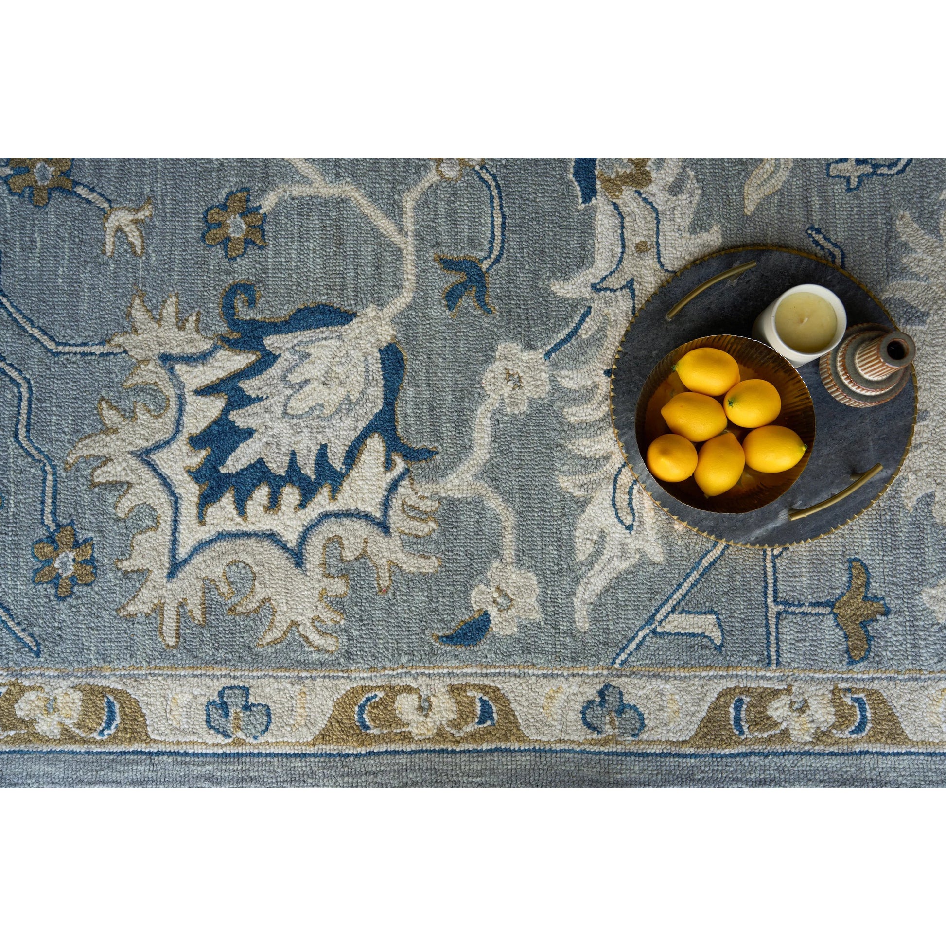 Newport 7328 Rug by Exquisite Rugs in gray, blue. Made from new zealand wool in a unique style.