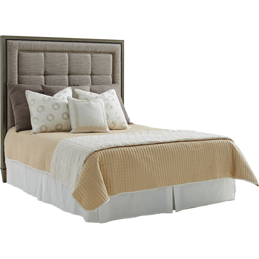 St. Tropez Upholstered Panel Headboard by Lexington in silver-gray. Made from unique in a traditional style.