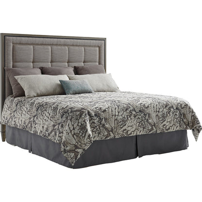 St. Tropez Upholstered Panel Headboard by Lexington in silver-gray. Made from unique in a traditional style.