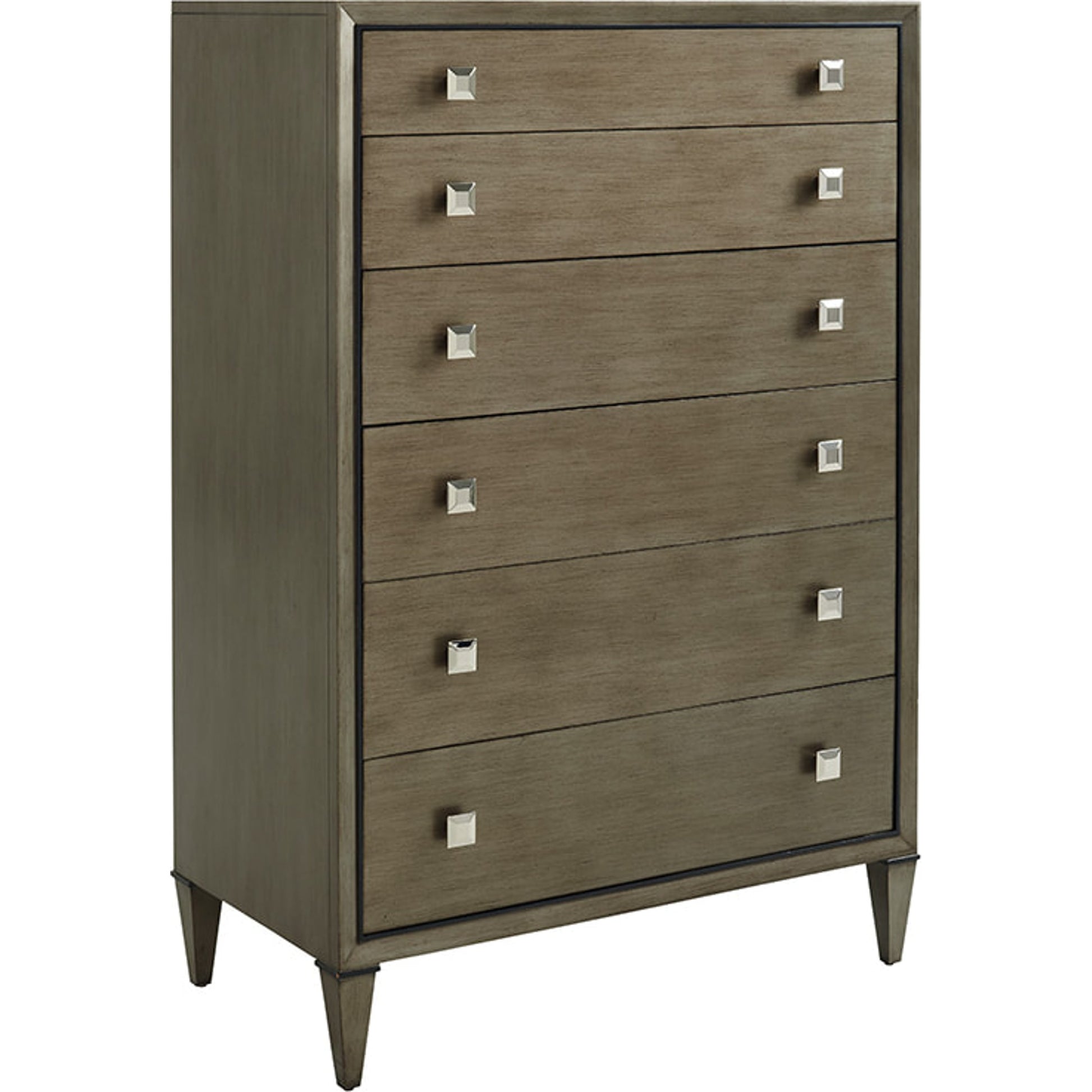 Remy Drawer Chest by Lexington in gray. Made from unique in a transitional style.