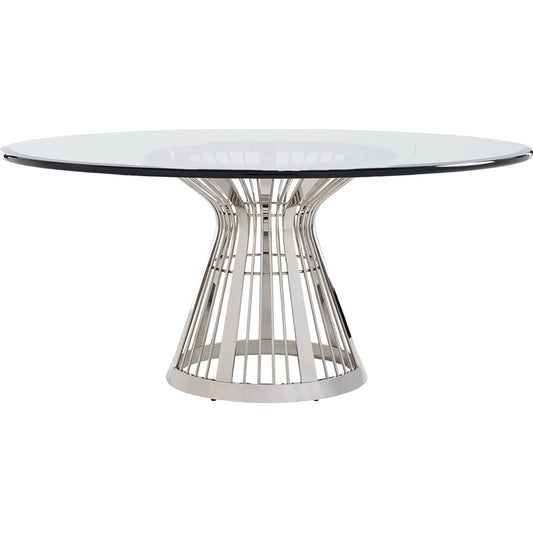 Riviera Stainless Dining Table by Lexington. Made from unique in a modern style.