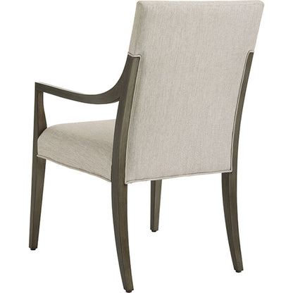 Saverne Upholstered Arm Chair by Lexington in natural. Made from unique in a transitional style.