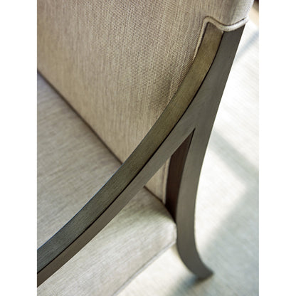 Saverne Upholstered Arm Chair by Lexington in natural. Made from unique in a transitional style.