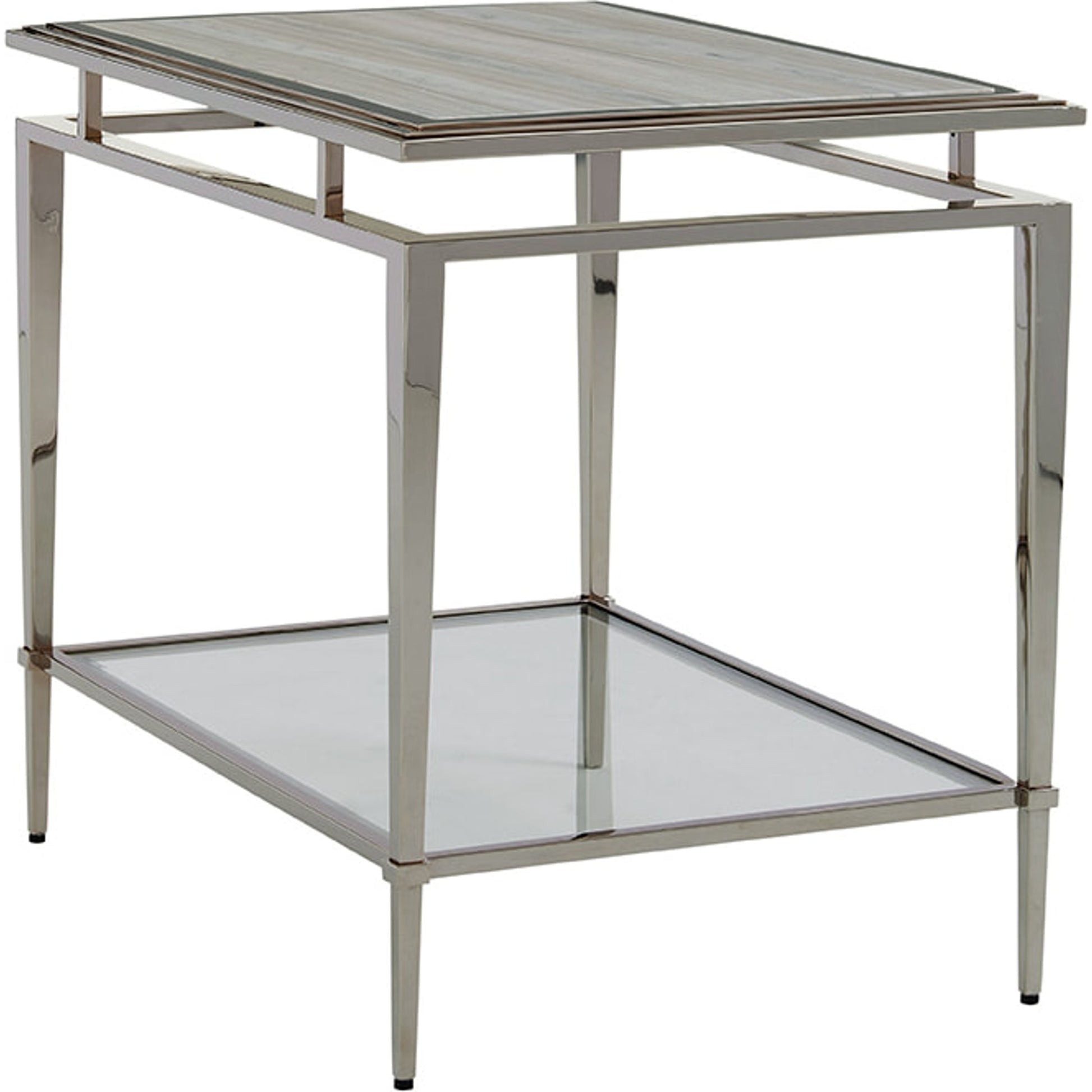Athene Stainless End Table by Lexington. Made from unique in a transitional style.