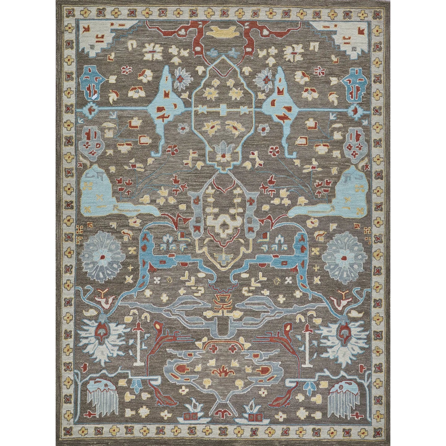 001 SI-2543484,SI-2543485,SI-2543490,SI-2543491,SI-2543492 | Primary Silo | Hamilton 7334 Rug by Exquisite Rugs in taupe, multi. Made from new zealand wool in a unique style.