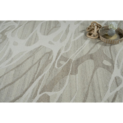 Rio 7338 Rug by Exquisite Rugs in beige, ivory. Made from new zealand wool in a unique style.