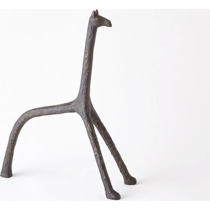 Iron Giraffe by Global Views in bronze. Made from unique in a modern style.