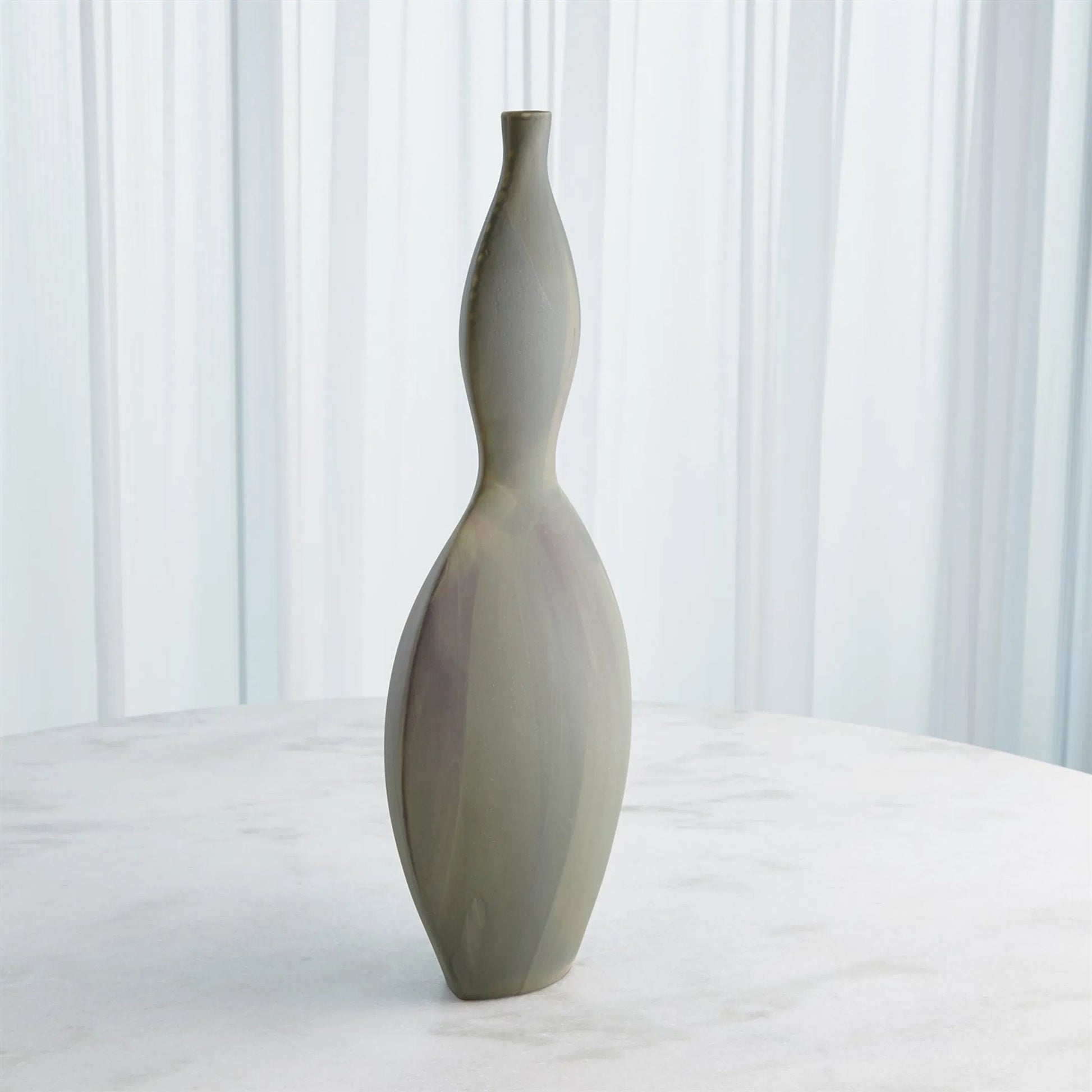 Helios Green Vase by Global Views in green. Made from unique in a unique style.