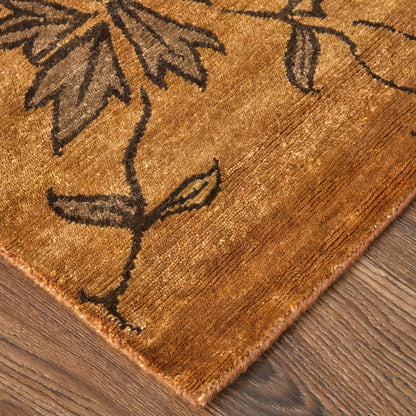 Cordonnet Transitional & Botanical Rug - 7151F by Feizy. Made from wool in a unique style.