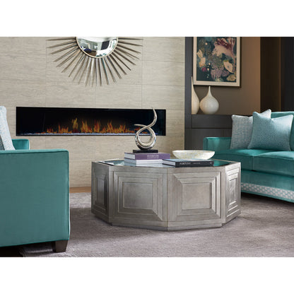Rochelle Octagonal Cocktail Table by Lexington. Made from unique in a transitional style.