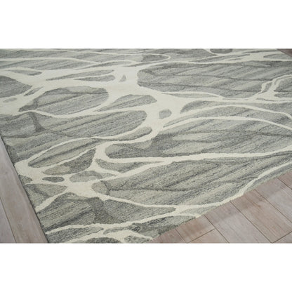 Rio 7340 Rug by Exquisite Rugs in gray, ivory. Made from new zealand wool in a unique style.