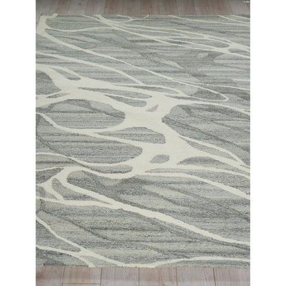 Rio 7340 Rug by Exquisite Rugs in gray, ivory. Made from new zealand wool in a unique style.