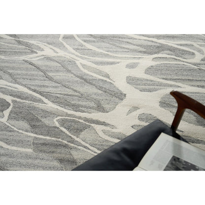 Rio 7340 Rug by Exquisite Rugs in gray, ivory. Made from new zealand wool in a unique style.